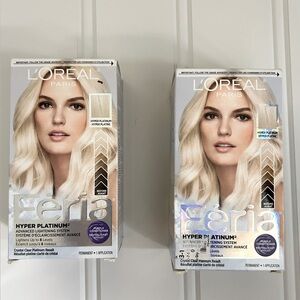 NEW - 2 Boxes L’Oréal Ferris Hyper Platinum Permanent Colour Bleach